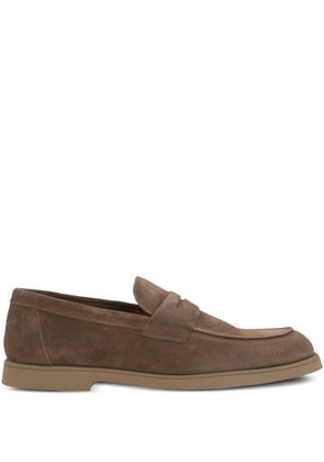 Doucal's leather loafers - Brown