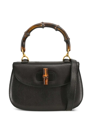 Gucci Pre-Owned 1990s-2000s Bamboo 1947 shoulder bag - Black