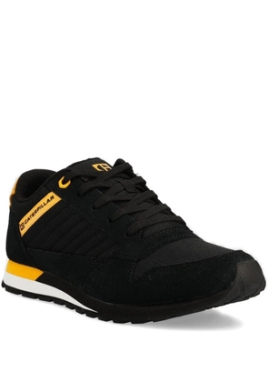 caterpillar panelled lace-up sneakers - Black