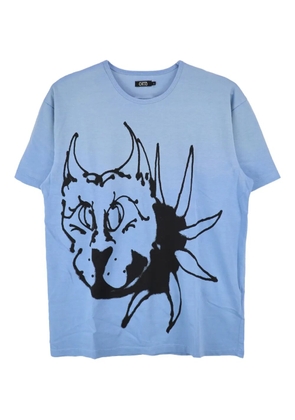 CHITO Mika graphic-print cotton T-shirt - Blue