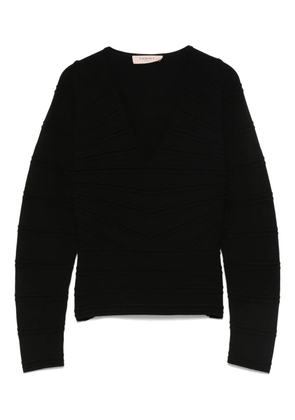 TWINSET V-neck top - Black