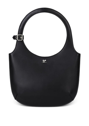 Courrèges Holy leather shoulder bag - Black