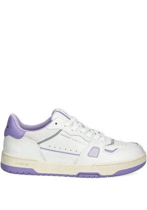 Crime London embroidered-logo sneakers - White