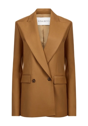 Nina Ricci double-breasted jacket - Brown