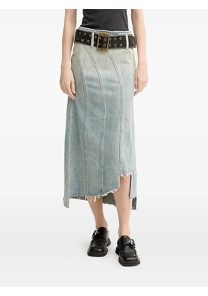 Miss Sixty frayed denim skirt - Blue