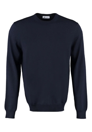 THE (Alphabet) wool crew-neck sweater - Blue