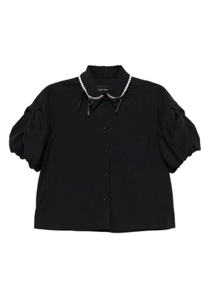 Simone Rocha cotton shirt - Black