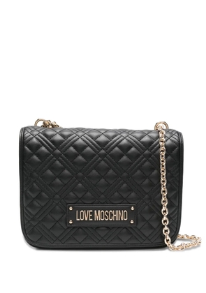 Love Moschino quilted shoulder bag - Black