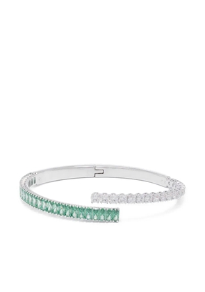 Swarovski Matrix crystal-embellishment bracelet - Silver