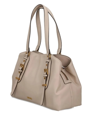 LIU JO buckle-detail shoulder bag - Neutrals
