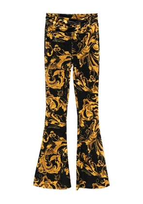 Versace Jeans Couture Barocco-print trousers - Black