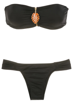 Brigitte Melissa bandeau bikini - Black
