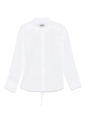 MOSCHINO JEANS open-back shirt - White