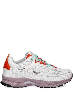 The Mercer Brand mesh-panelled running trainers - White