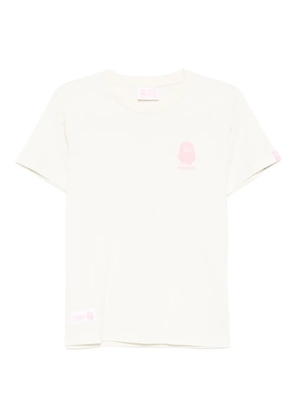 FINGERCROXX logo print T-shirt - Neutrals
