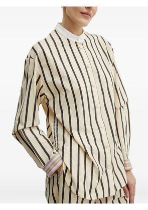 Forte Forte stripe-pattern shirt - Neutrals