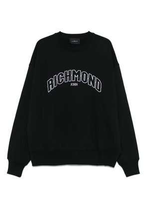 John Richmond logo-detail sweatshirt - Black