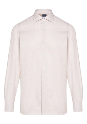 Finamore 1925 Napoli striped shirt - Neutrals