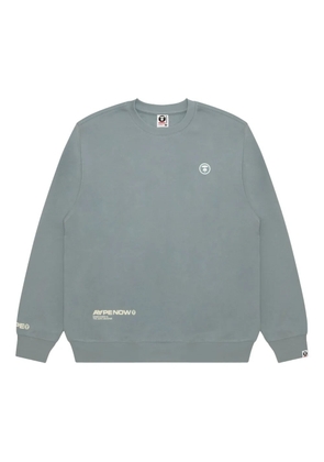 AAPE BY *A BATHING APE® Ape Now 9 logo sweatshirt - Grey
