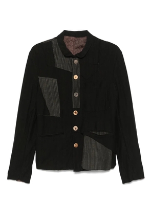 CHIAHUNG SU patchwork jacket - Black
