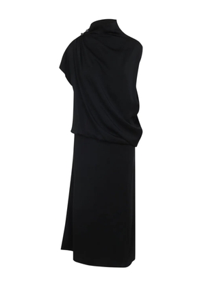 Fabiana Filippi draped dress - Black