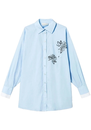 TWINSET sequin-embellished shirt - Blue
