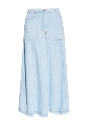 MUNTHE Tuxya denim maxi skirt - Blue