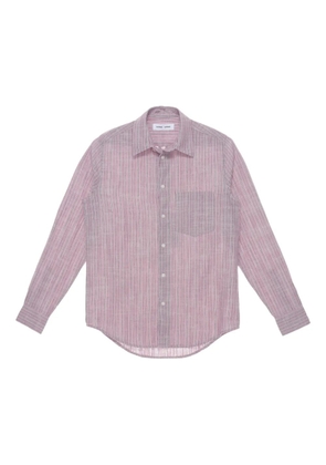 SAMSOE SAMSOE striped shirt - Pink