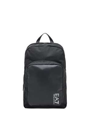 Ea7 Emporio Armani logo-print backpack - Black