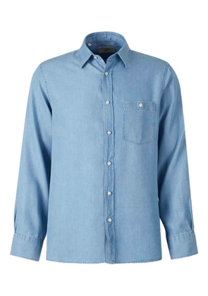 Officine Generale denim pocket shirt - Blue