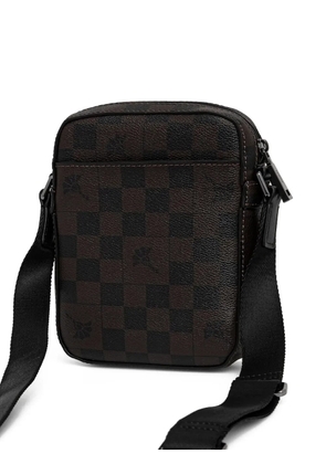 Joop! check-pattern messenger bag - Black