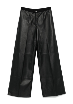 Forte Forte leather trousers - Black