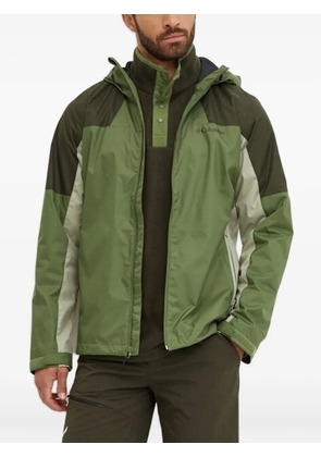 Columbia hooded panelled jacket - Green