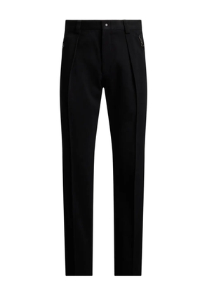 Ralph Lauren Purple Label pleated flat-front trousers - Black