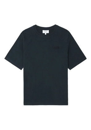 Maison Kitsuné embroidered-logo cotton T-shirt - Blue