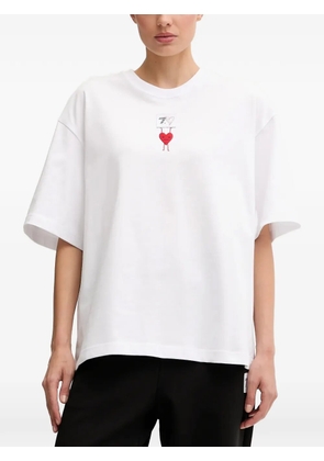 Ea7 Emporio Armani graphic-print T-shirt - White