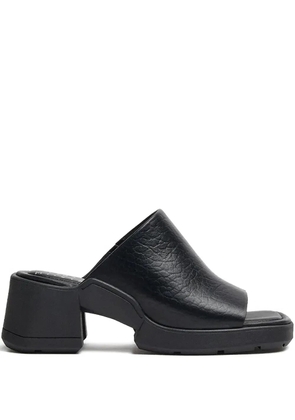 Miista block-heel open-toe slides - Black
