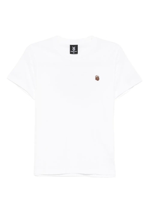 FINGERCROXX embroidered-logo patch T-shirt - White