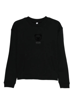 Moschino logo-detail sweater - Black