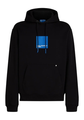 Karl Lagerfeld Jeans box-logo hoodie - Black