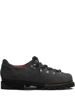 Paraboot lace-up low-top suede shoes - Black
