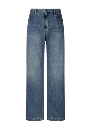TOMBOY whiskered-effect jeans - Blue