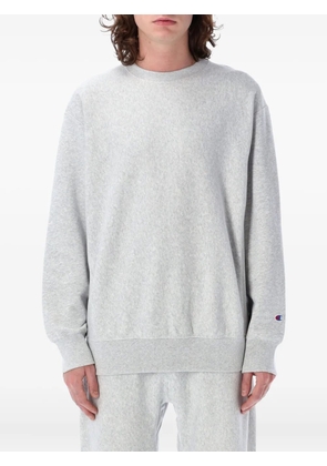 Champion logo-patch crew-neck sweatshirt - Grey