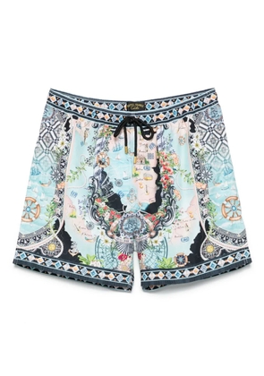 Camilla Folk Afloat swim shorts - Green