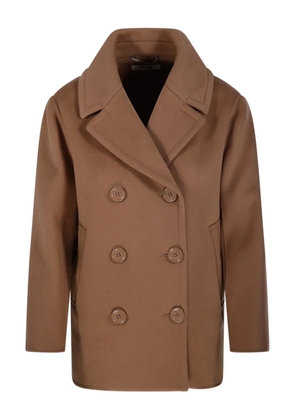 'S Max Mara double-breasted buttoned coat - Brown