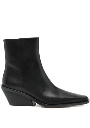 Michael Michael Kors 65mm leather zip-fastening cowboy boots - Black