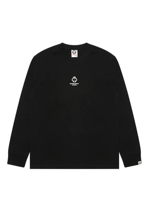 AAPE BY *A BATHING APE® logo-detail T-shirt - Black