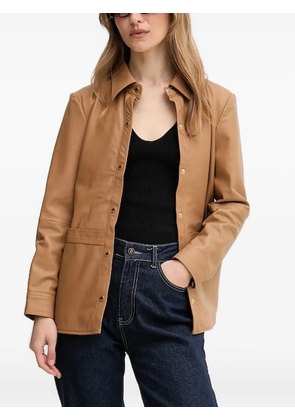 Pedro Del Hierro leather jacket - Brown