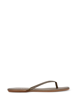 Pedro Garcia Panabel rhinestone flip flop - Brown