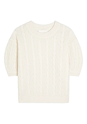 Lisa Yang Kenzie cable-knit top - Neutrals